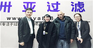 2017年尾卅亞過(guò)濾迎來(lái)一位伊朗客戶(hù)訪問(wèn)